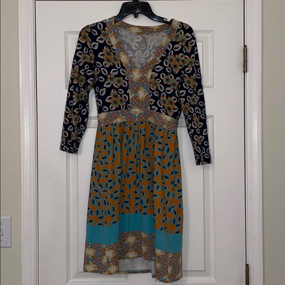 Anthropologie Pinkerton flower dress
